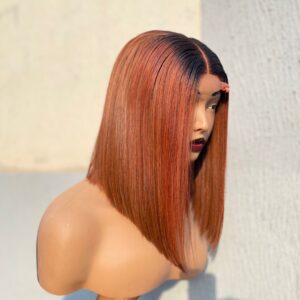chestnut bone straight bob
