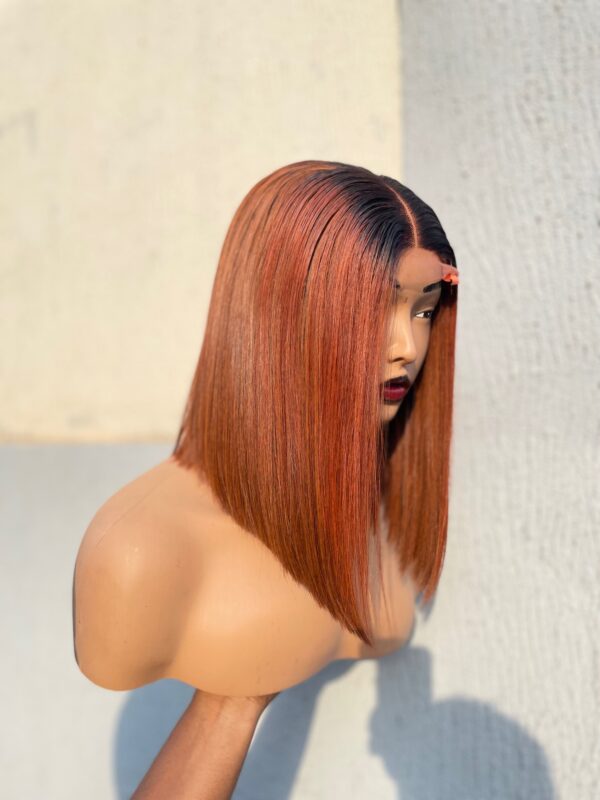 chestnut bone straight bob