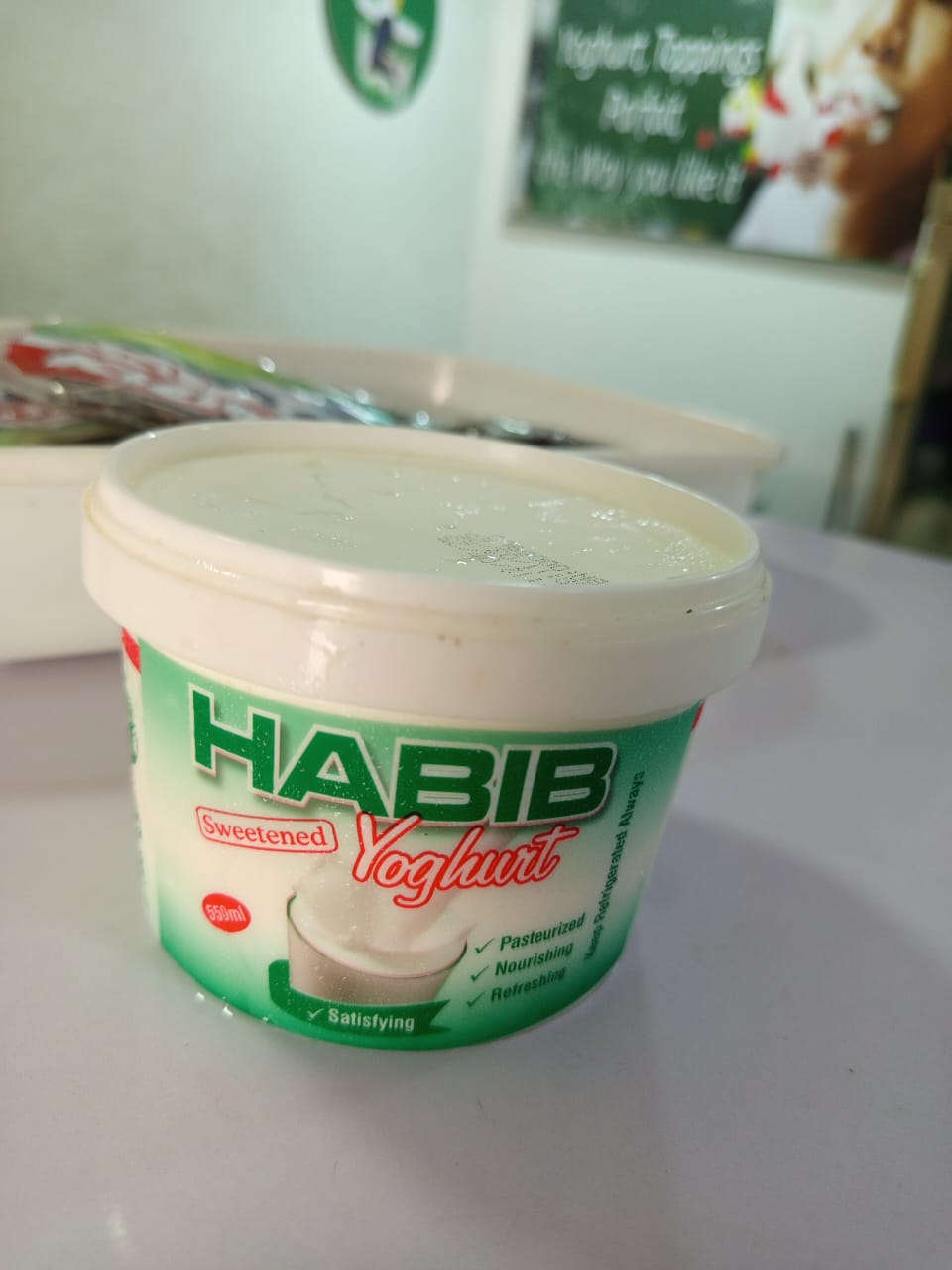 Habib Yoghurt and Fura In Ojodu Berger