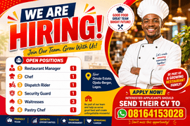 Dispatch Rider Needed In Ojodu-Berger Lagos